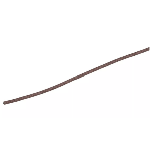 Horeca Parts - Przewód miedziany niklowany w izolacji silikonowej z włóknem szklanym, przekrój 1,5 mm², długość 10 m, kolor brązowy, zakres temperatur -60 do +400°C (sprzedaż dotyczy 10-metrowego odcinka)