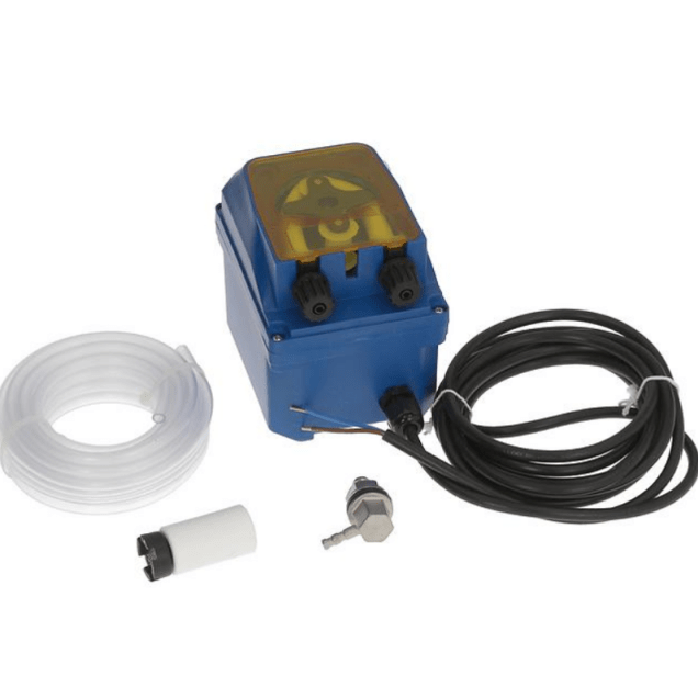 Horeca Parts - Pompa dozująca bez sterowania, do detergentu, 1,5 l/h, 230 VAC, wąż ø 4x6 mm, wąż typu K, PE - Seko