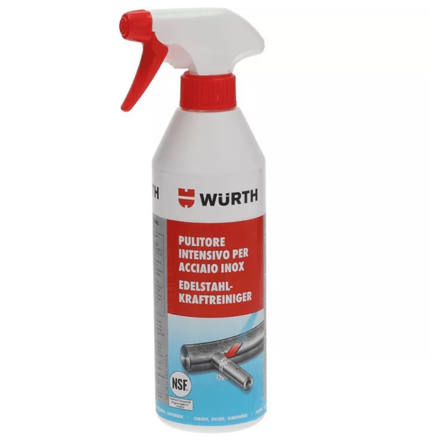 Horeca Parts - Środek do czyszczenia stali nierdzewnej, 500 ml, waga 0,590 kg - Wurth