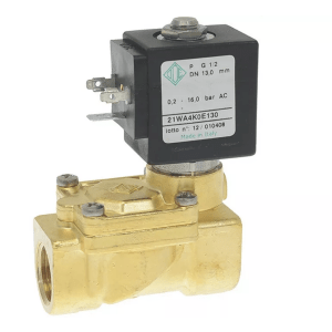 Horeca Parts - Elektrozawór 1/2" FF, 24V, do pary, NC, 140°C, 20 bar, cewka 8W, 70 l/min - ODE