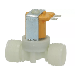 Horeca Parts - Elektrozawór 1-drogowy 180°, 24VAC/DC 50/60Hz, max temp. 90°C, wejście 3/4", wyjście ø 3/4", NC, ciśnienie 0,2–10 bar