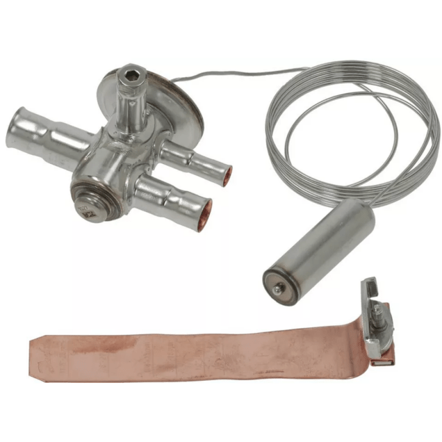 Horeca Parts - Zawór termostatyczny Danfoss Tube MOP 75, gaz R404a/R507, zewnętrzny wyrównawczy 6 mm, 10/12 mm - Carpigiani