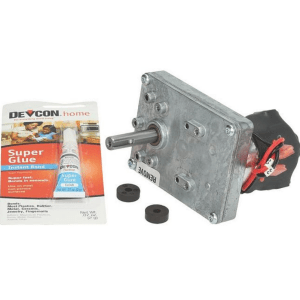Horeca Parts - Zestaw silnika przekładniowego, kompletny z klejem i magnesami, trzpień Ø 9,5 mm / wysokość 39 mm - Lincoln