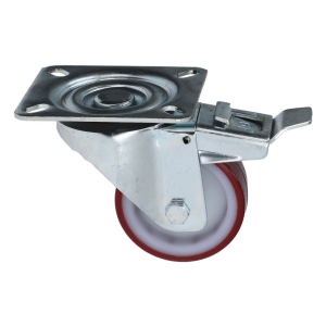 Horeca Parts - Obrotowe koło z płytką mocującą i hamulcem - Oem