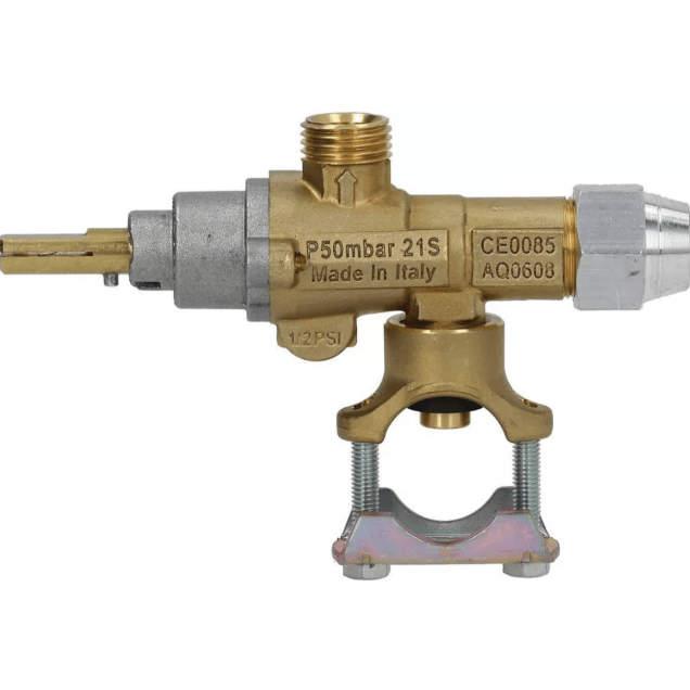 Horeca Parts - Zawór gazowy ø 21 mm wylot ø M16x1.5 mm - Kuchnia gazowa Angelo Po (LF3348073)