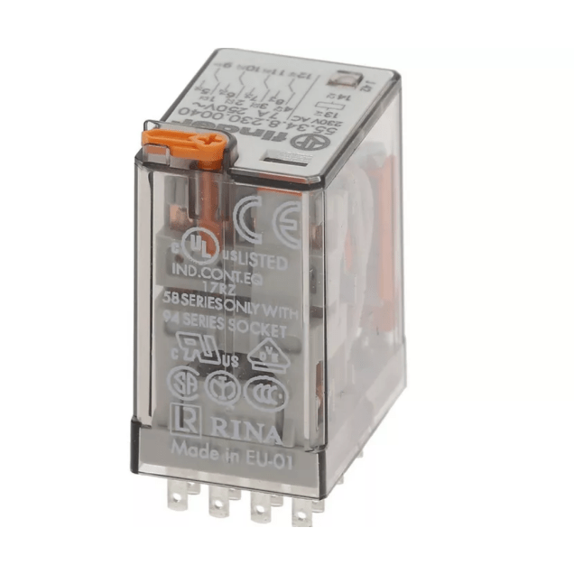 Horeca Parts - Przekaźnik mocy Finder 55.34.8.230.0040, 230 V 50/60 Hz, 4 styki przełączające 7 A 250 V - Metos