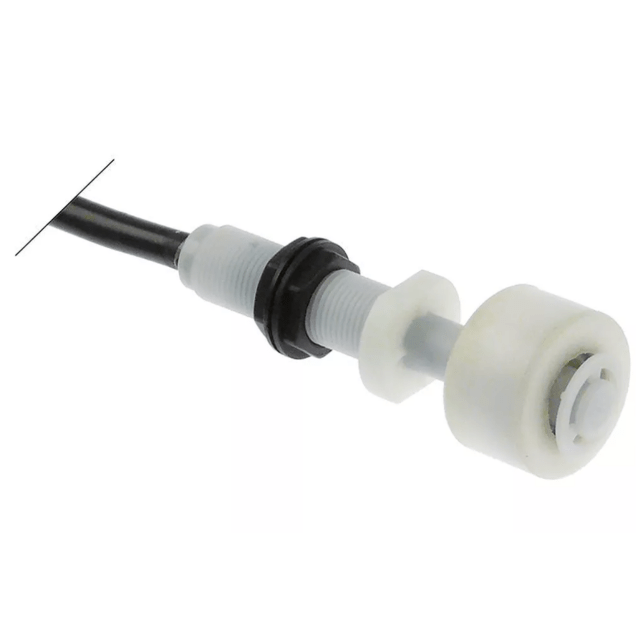 Horeca Parts - Pływakowy wyłącznik poziomu M12 1NO Ø 30 mm × L 74 mm przewód 500 mm, 250V 0,5A - ITV