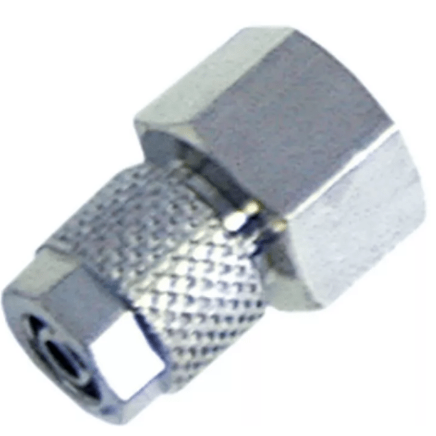 Horeca Parts - Złączka rurowa śrubowa, gwint 3/8", prosta, wąż ø 4/6 mm, waga 0,040 kg - Ascaso