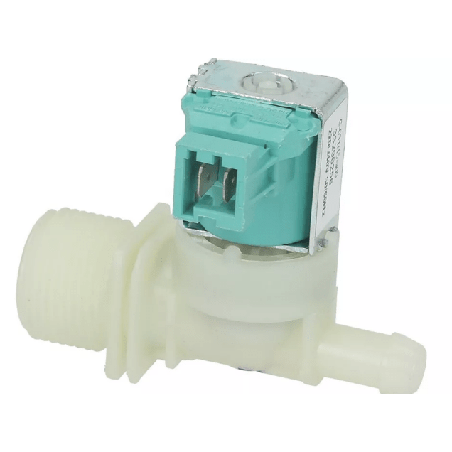 Horeca Parts - Elektrozawór 1-drożny prosty 220/240VAC, 180°, plastikowy, max temp. 90 °C - Electrolux (LFD120038)