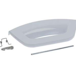 Horeca Parts - Zestaw uchwytów drzwiowych do pralki, rozstaw mocowania 124 mm, waga 0,08 kg - Ariston/Hotpoint/Indesit