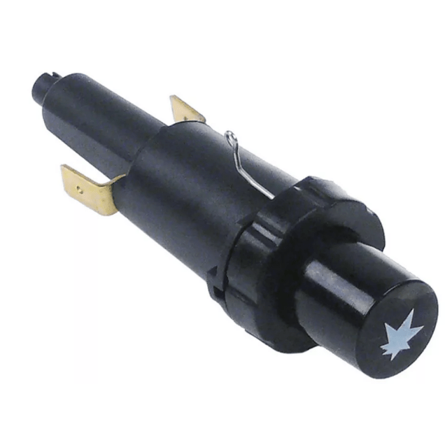 Horeca Parts - Zapalnik piezoelektryczny mocowanie ø 22mm przyłącze ø2mm korpus dmuchawy plastik (106759)