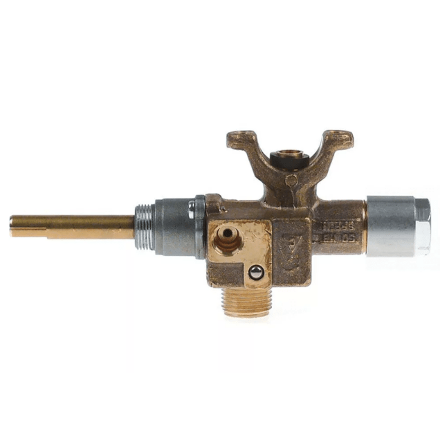 Horeca Parts - Zawór gazowy przyłącze ø 21mm wylot gazu ø 3/8" podł. termopary M8x1 dł. 40mm - Rożen gazowy Roller Grill (5030841)