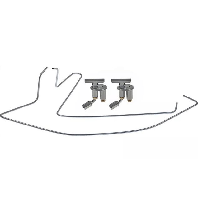 Horeca Parts - Pilot palnika zestaw 2-płomieniowy do N700/N900, przedłużenia i rurka gazowa 4 mm x 3000 mm - Eunasa