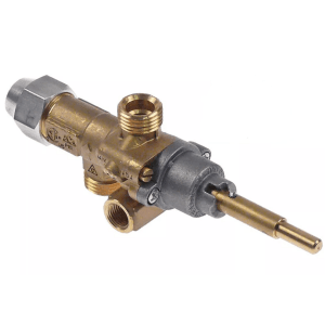 Horeca Parts - Zawór gazowy wlot gazu M16x1.5 rurka ø 10mm wylot gazu M16x1.5 rurka ø 10/8mm (5109904)