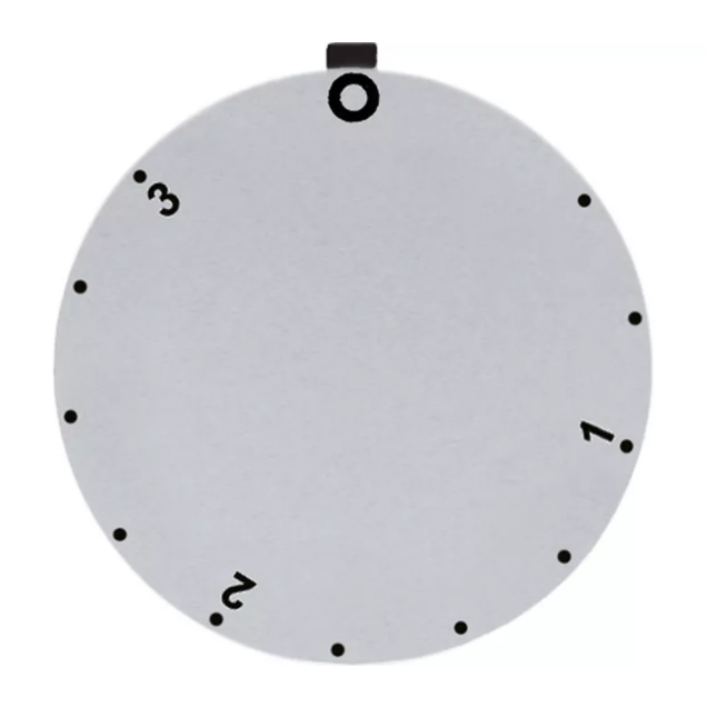 Horeca Parts - Tarcza pokrętła regulatora energii 1-3 śr. 45mm srebrna