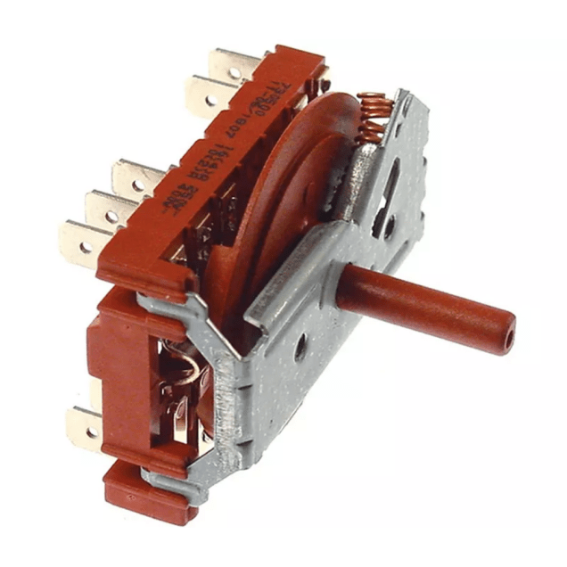 Horeca Parts - Przełącznik obrotowy krzywkowy 3 pozycyjny 1-2-3 5-biegunowy 400V 16A 6x4,6mm - Kocioł warzelny elektryczny Zanussi (40K8614)