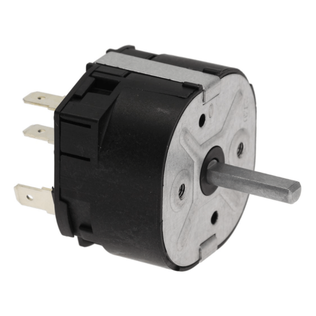Horeca Parts - Timer M2, 2-biegunowy, czas pracy 60 min, 2CO, pozycja stała: tak, wałek 6x4,6 mm, dł. wałka 23 mm - Piec konwekcyjny Universal (7101234)