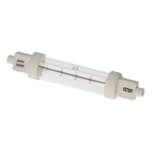 Horeca Parts - Lampa na podczerwień, oprawka R7s, 240 V, 300 W, długość 117,6 mm