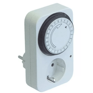 Horeca Parts - Timer do gniazdka, ustawienie czasu pracy mechanicznej 24 h, interwały 15 min, 1NO przy 230 V, 16 A (5143643)