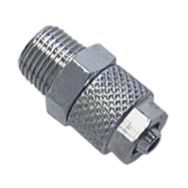 Horeca Parts - Złączka węża gwintowana prosta z mosiądzu niklowanego 1/8", Ø 4x6 mm, 1 szt., 0,005 kg - Nuova simonelli