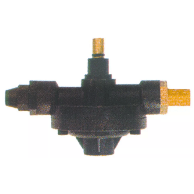 Horeca Parts - Pompa dozująca 2000 do nabłyszczacza, wlot 4×6 mm, przyłącze ciśnieniowe M12×1, wylot M10×1, przyłącze ssące PVC 4×6 mm, zawór zwrotny PTFE, sprężyna 1 mm, kod VNR/U1, waga 0,17 kg - Germac