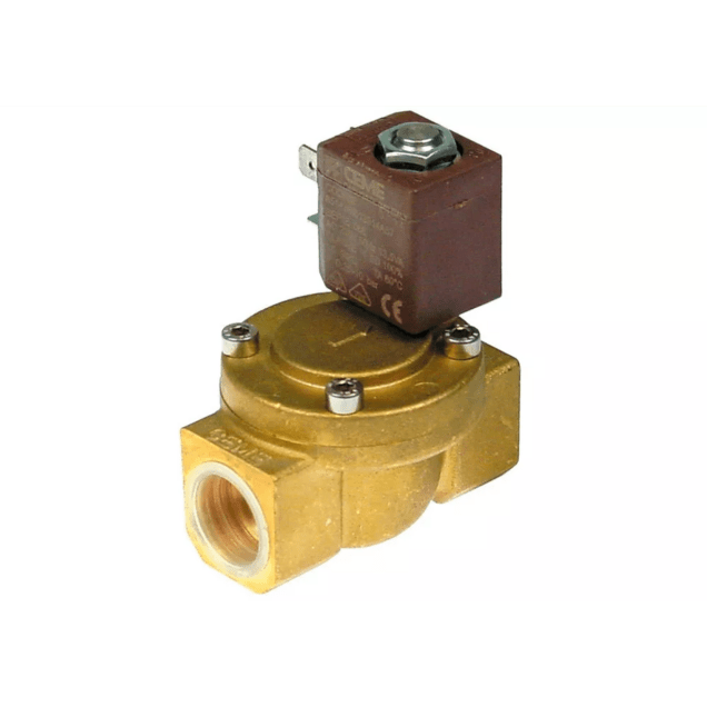 Horeca Parts - Elektrozawór 2-drożny 230V 1/2" dł. 60mm maks. temp. 90°C - Piec konwekcyjno-parowy elektryczny Foinox, Zanussi (5112423)