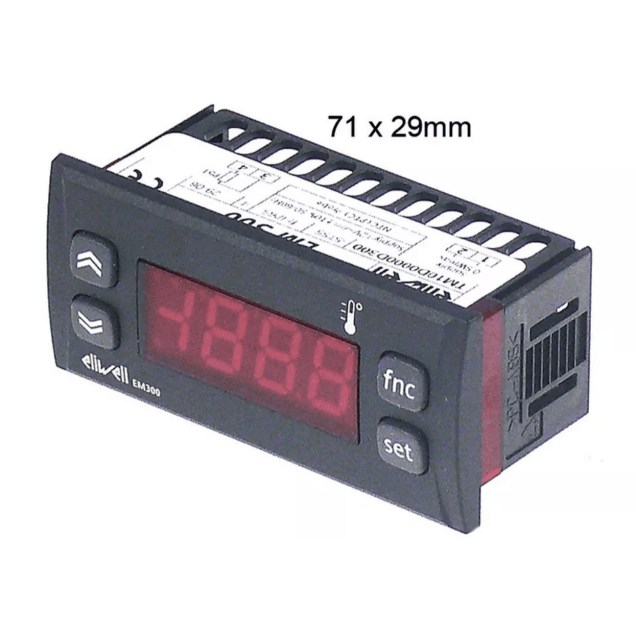 Horeca Parts - Termometr Eliwell typ em300 wymiar montażowy 71x29mm od -55 do 140°C 12VAC/dc NTC/PTC (3394331)