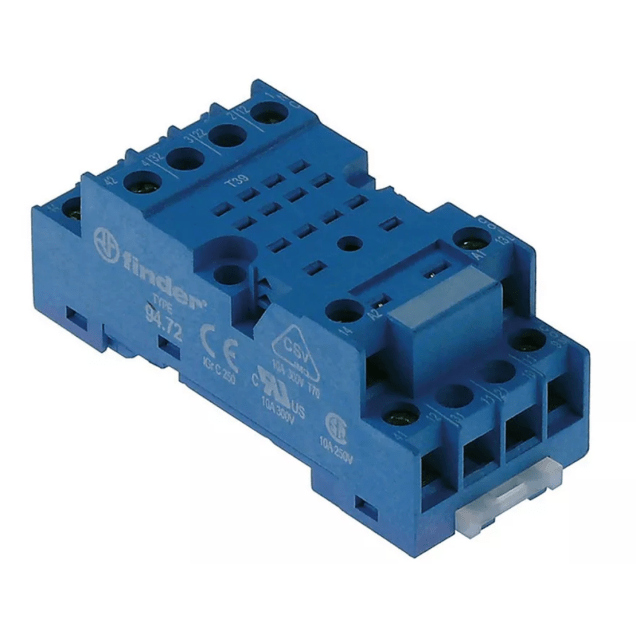 Horeca Parts - Gniazdo przekaźnika 2-biegunowe 55/85 wymiary 70,5x30x27mm 250V napięcie ac 10A