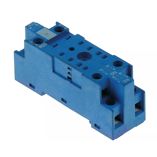 Horeca Parts - Gniazdo przekaźnika 2-biegunowe, 250V AC, 10A, szer. 23 mm, styki Faston 2,8 mm - Finder