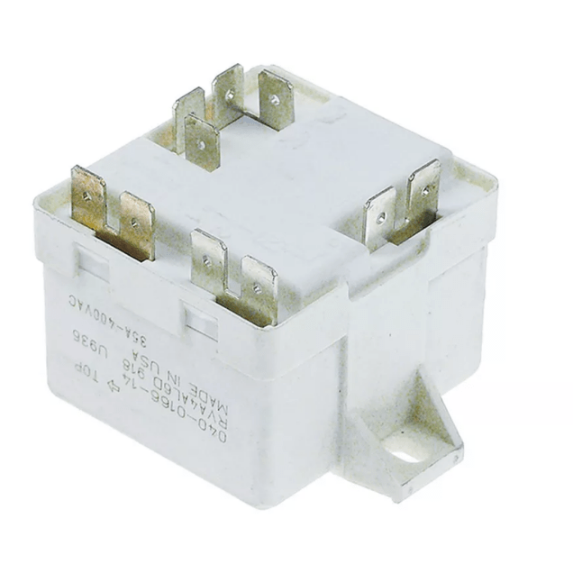 Horeca Parts - Przekaźnik rozruchowy RVA4AL6D 400V AC, 35A, 1NC, złącza Faston 6,3 mm - Electrica