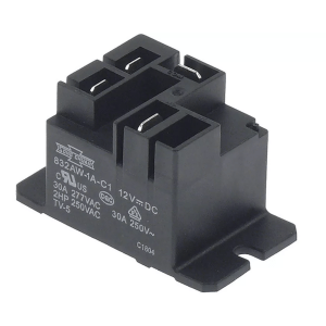 Horeca Parts - Przekaźnik 12 V DC, 30 A, 1NO, przyłącze Faston 6,3 mm, montaż śrubowy - Shangfang