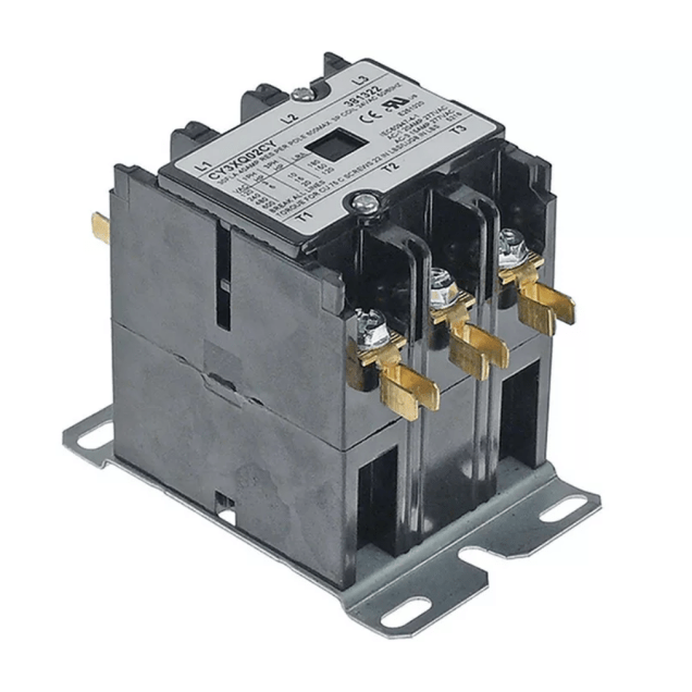 Horeca Parts - Stycznik mocy, obciążenie rezystancyjne 40 A, 24 V AC, 30 A / 10 HP (AC3/240 V) 30 A / 7,46 kW, 3 styki NO