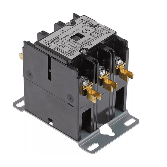 Horeca Parts - Stycznik mocy, obciążenie rezystancyjne 40 A, 208/240 V AC, 30 A / 10 HP (AC3/240 V) 30 A / 7,46 kW, 3 styki NO - Novocool