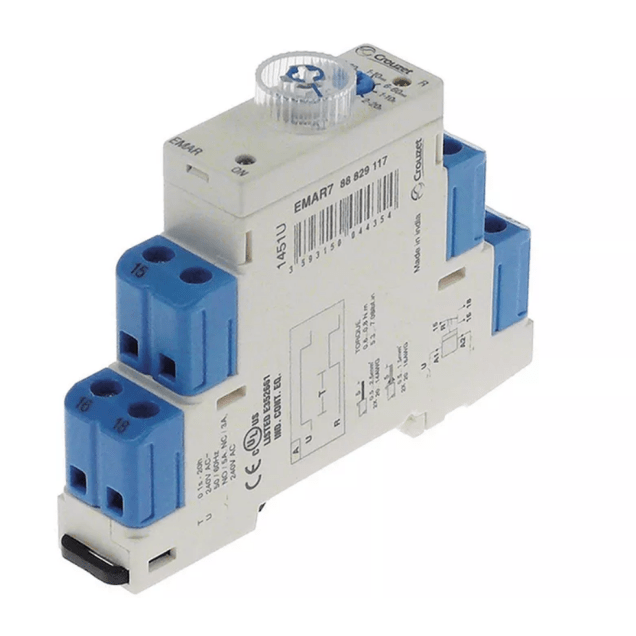 Horeca Parts - Przekaźnik czasowy emar7 88 829 117 0,1s-20h 240VAC 5a - Crouzet