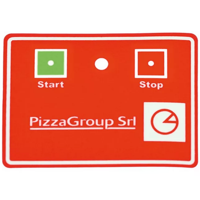 Horeca Parts - Folia klawiatury wałkownicy ciasta dł. 100mm szer. 80mm - Mikser do ciasta na pizze Fimar, Pizza Group (3319682)