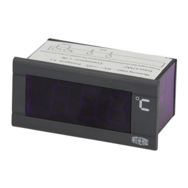 Horeca Parts - Termometr ARTHERMO typ ROF-DIG/12 wymiar montażowy 58x26mm od -30 do 110°C 12V AC NTC - Zmywarka tunelowa Colged, Elettrobar, Mbm (3441049)