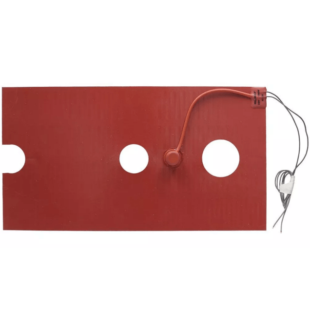 Horeca Parts - Mata grzewcza 1000W 230V, długość 460 mm, szerokość 250 mm, przewód silikonowy 500 mm, maks. temp. 175°C - Offcar