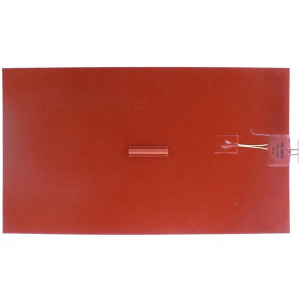 Horeca Parts - Mata grzewcza 400W 230V, długość 480 mm, szerokość 280 mm, przewód silikonowy 500 mm, czujnik ø 6 mm