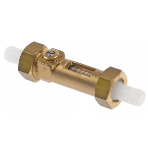 Horeca Parts - Kontroler przepływu mosiężny, przepływ do 3,5 l/min, wąż ø 3/4", długość 80 mm, t.max 100°C, waga 0,310 kg - Winterhalter