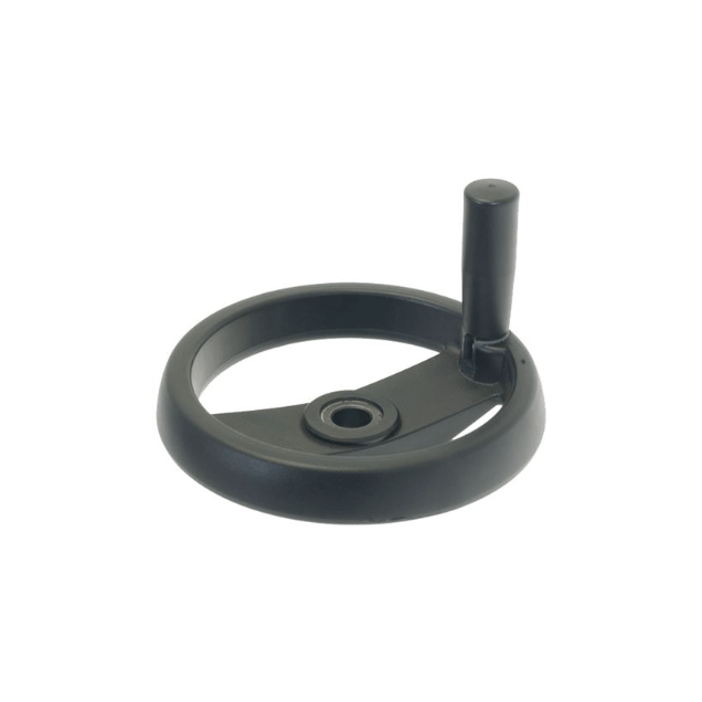 Horeca Parts - Koło ręczne L1 – 22 mm, L2 – 50 mm, gwint M8, rozstaw otworów 9 mm, ø 160 mm, D1 – ø 40 mm, otwór centralny – ø 16 mm - Patelnia elektryczna Angelo Po (5000632)