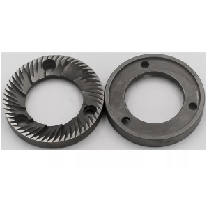 Horeca Parts - Żarna lewe do młynka, śr. zew. 64 mm, śr. wew. 37 mm, wys. 9 mm, rozstaw zębów 3 mm, otwór ø 5,6 mm, kierunek obrotu lewy, waga 0,190 kg - Macine Keber