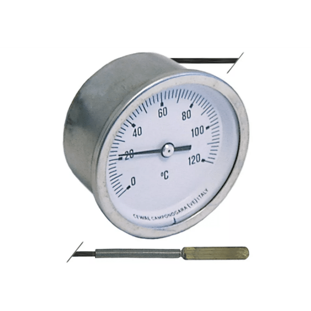 Horeca Parts - Termometr długość kapilary 1500mm średnica czujnika 65mm średnica montażowa 60mm 0-120°C (5113256)