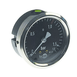 Horeca Parts - Manometr ø 63 mm, zakres ciśnienia 0–1,6 bar, gwint 1/4", oznaczenie 0,5–1 czajnik - Kocioł warzelny elektryczny Küppersbusch (5045642)
