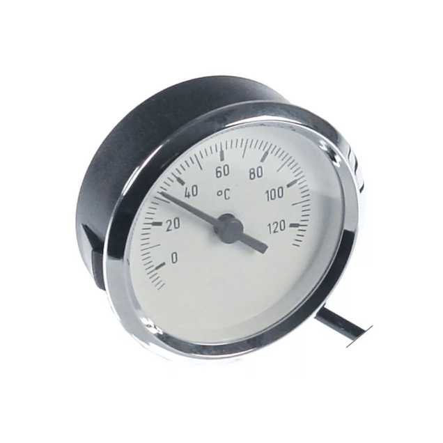 Horeca Parts - Termometr śr. mocowania 60mm temp. max 120°C od 0 do 120°C śr. czujki 8,5mm dł. czujki 15mm - Wózek gastronomiczny Rieber (3441061)
