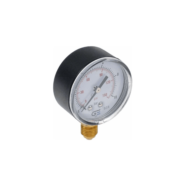 Horeca Parts - Manometr ø 52 mm, zakres ciśnienia 0–10 bar, połączenie do zmywarki, gwint 1/4" - Urządzenie do mycia garnków/naczyń, typ taśmowy Fagor (5974470)
