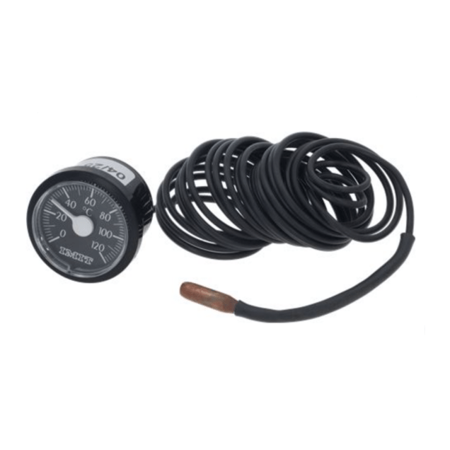 Horeca Parts - Termometr śr. mocowania 38mm temp. max 120°C od 0 do 120°C śr. czujki 6,5mm dł. czujki 25mm - Zmywarka tunelowa Aristarco (5103356)
