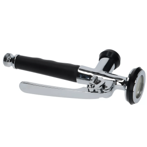 Horeca Parts - Spryskiwacz 1/2" M czarny, długość 237 mm, materiał: mosiądz chromowany i tworzywo sztuczne, kolor czarny