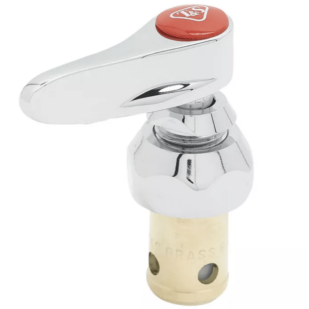 Horeca Parts - Głowica kranu z uchwytem, do ciepłej wody, 1 szt., waga 0,24 kg - T&S
