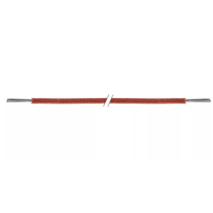 Horeca Parts - Przewód miedziany niklowany w izolacji silikonowej z włóknem szklanym przekrój 1,5 mm², długość 10 m, kolor brązowy, zakres temperatur -60 do +200°C, 3 (sprzedaż dotyczy 10-metrowego odcinka)