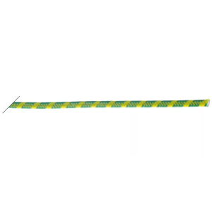 Horeca Parts - Przewód miedziany niklowany w izolacji silikonowej z włóknem szklanym, przekrój 2,5 mm², długość 10 m, kolor zielono-żółty, 300/500 V, zakres temperatur -60 do +200°C maks. 250°C